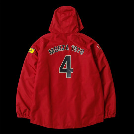 Clay Regazzoni Windjacke n° 4 Monza 1970 Burgunderrot - Unisex