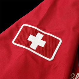 Clay Regazzoni Windjacke n° 4 Monza 1970 Burgunderrot - Unisex