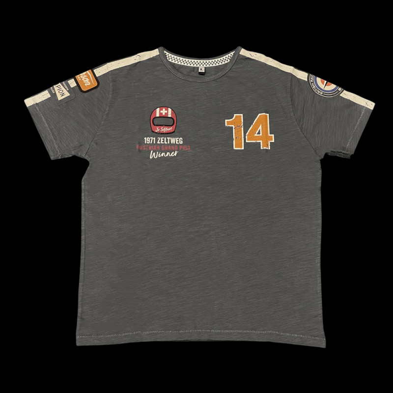 Jo Siffert T-Shirt n° 14 Österreich GP 1971 Carbongrau - Herren