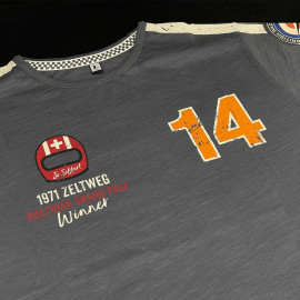 Jo Siffert T-Shirt n° 14 Austrian GP 1971 Carbon Grey - Men