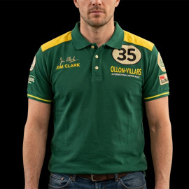 Jim Clark Poloshirt Ollon-Villars 1965 Grün Rennen - Herren