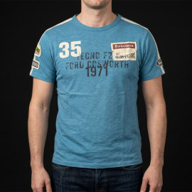 François Cevert T-Shirt n° 35 Ollons-Villars 1971 Blue - Men