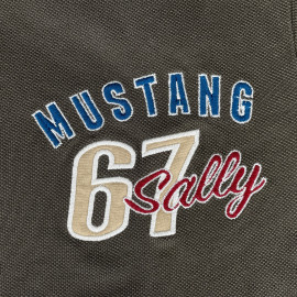 Mustang Polo Shirt Sally 67 Khaki Green - Men
