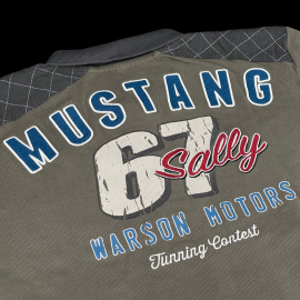 Mustang Polo Shirt Sally 67 Khaki Green - Men