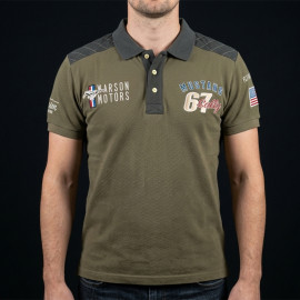 Mustang Polo Shirt Sally 67 Khaki Green - Men