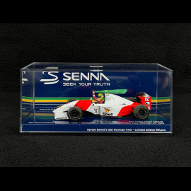 Ayrton Senna McLaren MP4/8 n° 8 Winner Australian GP 1993 F1 Dirty Version with Flag 1/43 Minichamps 540933308
