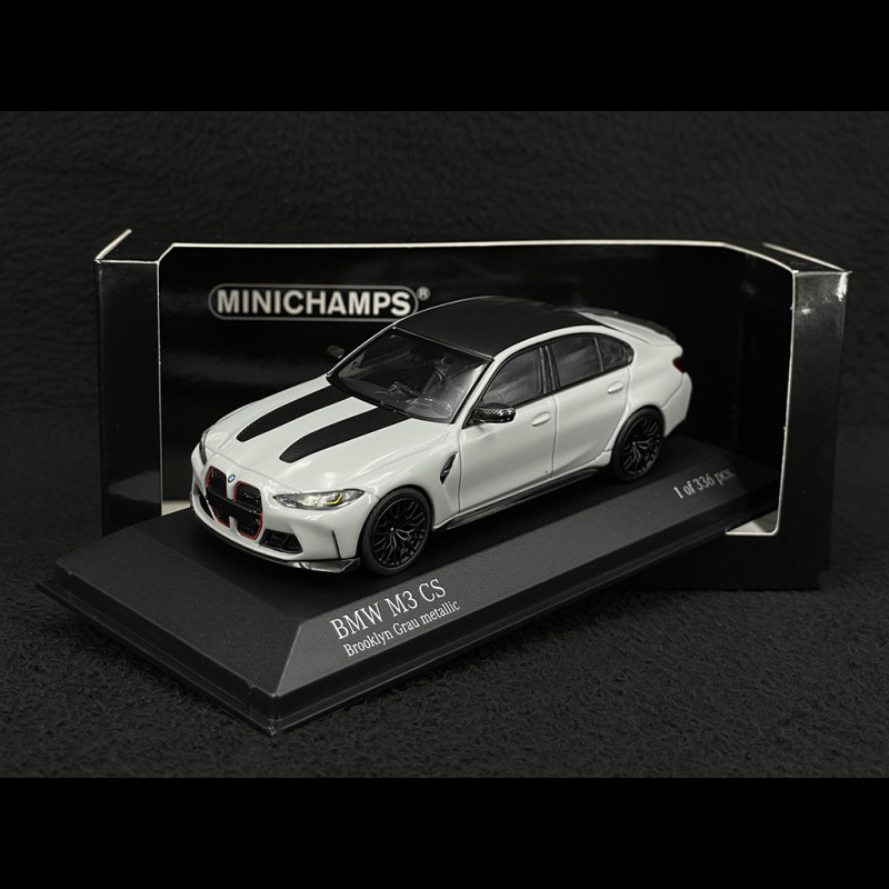 BMW M3 CS 2023 Brooklyn Grau 1/43 Minichamps 410023201