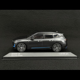 BMW iX 2023 Grau Metallic 1/43 Minichamps 410024300