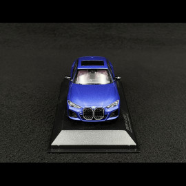 BMW i4 M50 2022 Portimao Matte Blue 1/43 Minichamps 410024001