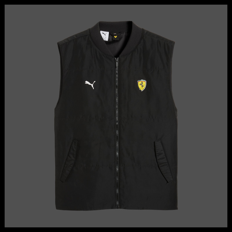 Ferrari Jacke Maranello F1 Team Leclerc / Hamilton Ärmellose-Jacke Puma Schwarz 701238373-002 - unisex