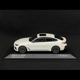 BMW i4 M50 2022 Weiß Metallic 1/43 Minichamps 410024000