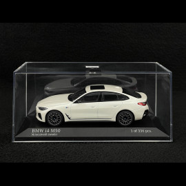 BMW i4 M50 2022 White Metallic 1/43 Minichamps 410024000