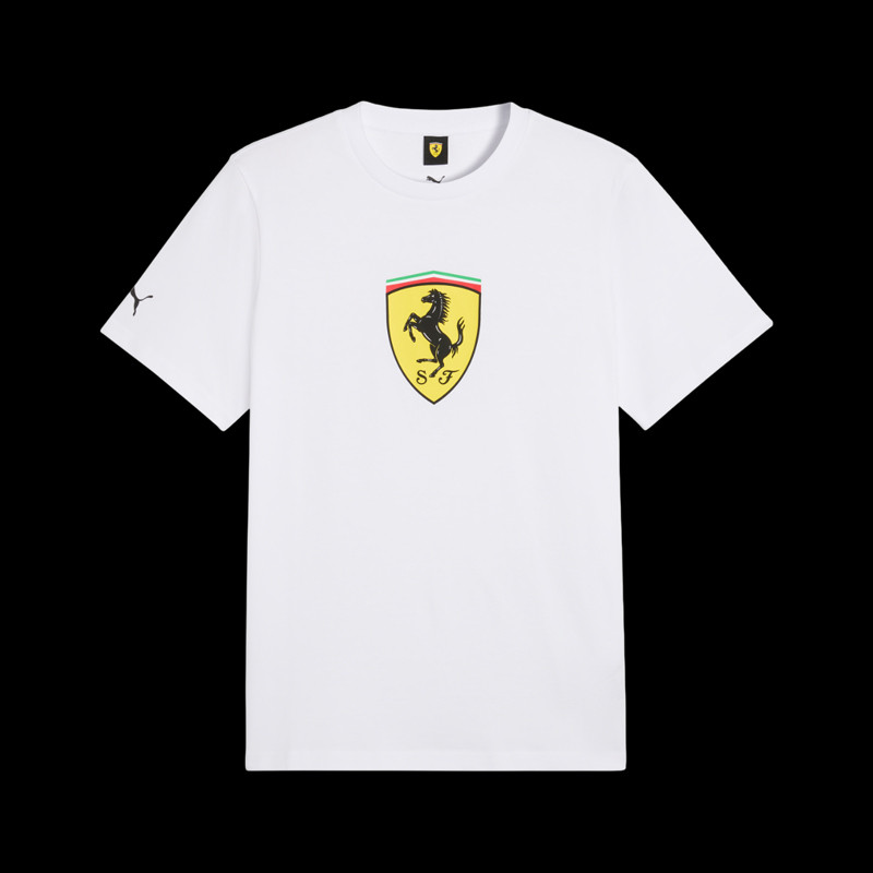 Ferrari T-shirt F1 Team Leclerc / Hamilton Puma White 701238415-002 - unisex