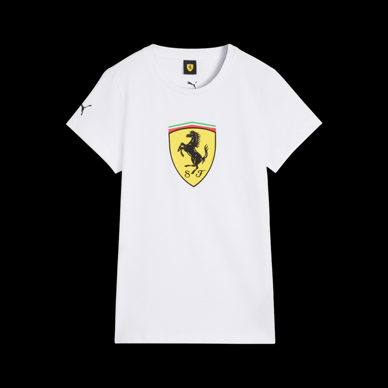 Ferrari T-shirt F1 Team Leclerc / Hamilton Puma White 701238600-002 - women