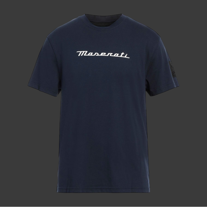 Maserati T-Shirt North Sails Trident Logo Marineblau - Unisex