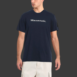 Maserati T-Shirt North Sails Trident Logo Navy Blue - Unisex