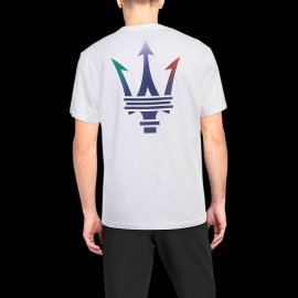 Maserati T-Shirt North Sails Trident Logo White - Unisex