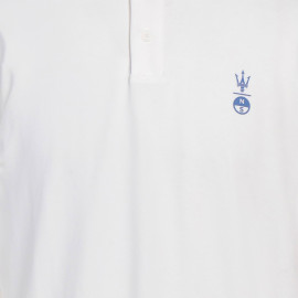 Maserati Poloshirt North Sails Weiß - Unisex