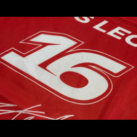 Ferrari Flagge F1 Team n° 16 Charles Leclerc 2026 Rot 94 x 28 cm 701238027-001