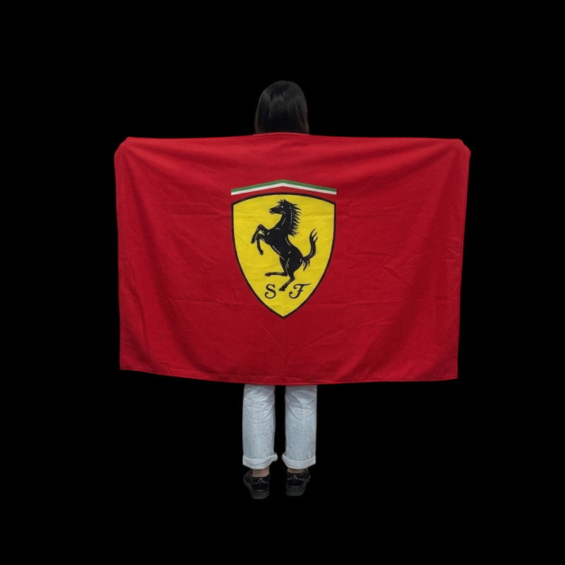 Ferrari Flag XL F1 Team Leclerc / Hamilton Red 140 x 100 cm 701238063-001