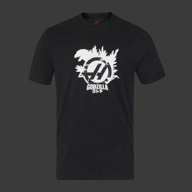 Haas T-Shirt F1 Team Godzilla Schwarz - Unisex