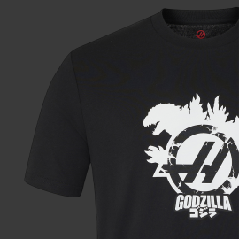Haas T-Shirt F1 Team Godzilla Black - Unisex