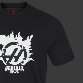 Haas T-Shirt F1 Team Godzilla Black - Unisex
