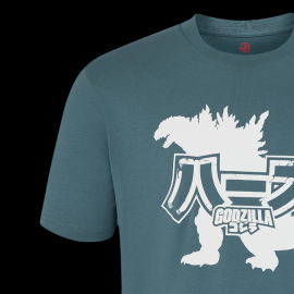 Haas T-Shirt F1 Team Godzilla Tiefblaue Rennbahn / Grün - Unisex