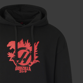 Haas Kapuzenpullover F1 Team Godzilla Schwarz - Unisex