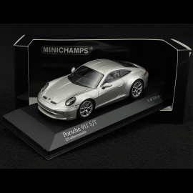 Porsche 911 S/T Typ 992 2023 GT-Silbermetallic 1/43 Minichamps 410063022