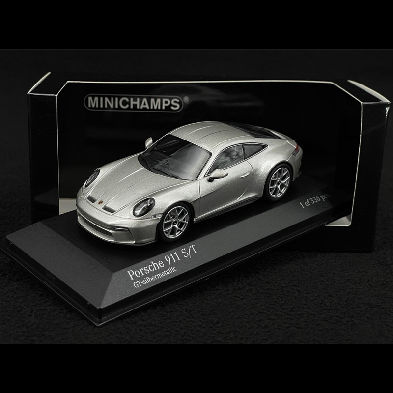 Porsche 911 S/T Typ 992 2023 GT-Silbermetallic 1/43 Minichamps 410063022