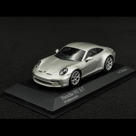 Porsche 911 S/T Typ 992 2023 GT-Silbermetallic 1/43 Minichamps 410063022