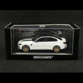 BMW M3 CS 2023 Eisig-weiß 1/43 Minichamps 410023202