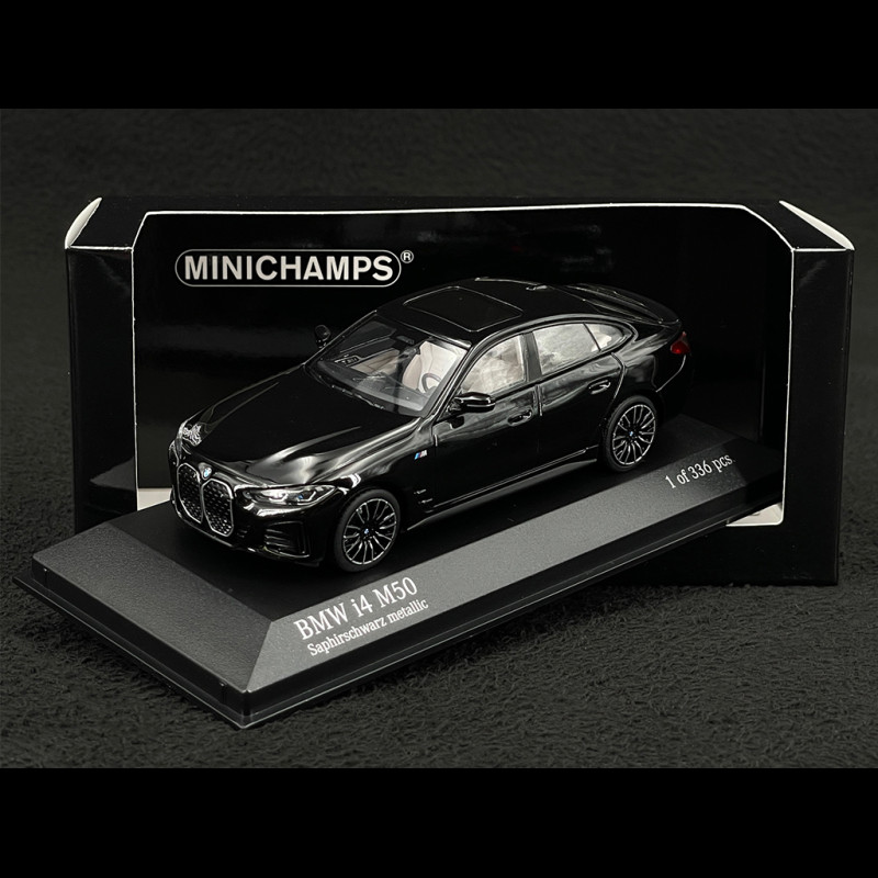 BMW i4 M50 2022 Sapphire Black Metallic 1/43 Minichamps 410024002