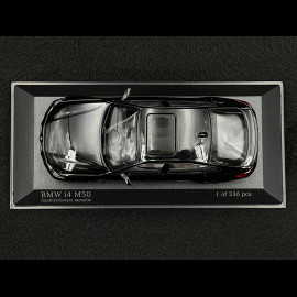 BMW i4 M50 2022 Sapphire Black Metallic 1/43 Minichamps 410024002