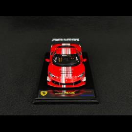 Ferrari 296 Challenge n° 32 2023 Launch Version Red / White 1/43 Looksmart LSRC181