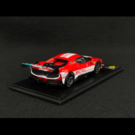 Ferrari 296 Challenge n° 32 2023 Markteinführungsversion Rot / Weiß 1/43 Looksmart LSRC181