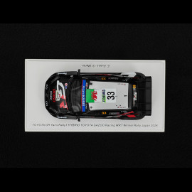 Toyota GR Yaris Rally1 Hybrid n° 33 Winner Rally Japan 2024 1/43 Spark S6880