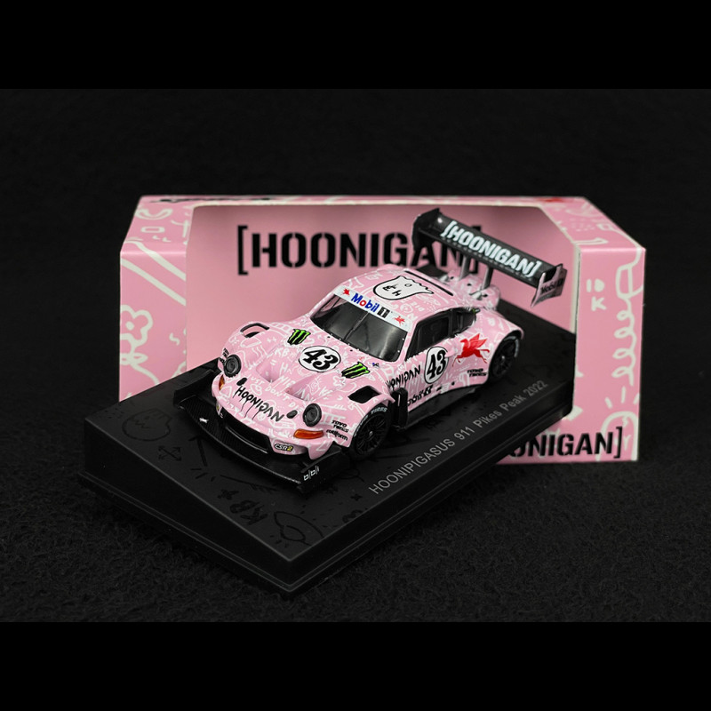 Ken Block Porsche 911 Hoonipigasus n° 43 Pikes Peak 2022 1/64 Spark 64S053