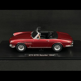 Ferrari 275 GTS Pininfarina Spyder 1964 Steve McQueen Rot Metallic 1/18 KK Scale KKDC180249