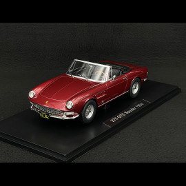 Ferrari 275 GTS Pininfarina Spyder 1964 Steve McQueen Red Metallic 1/18 KK Scale KKDC180249