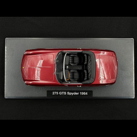 Ferrari 275 GTS Pininfarina Spyder 1964 Steve McQueen Red Metallic 1/18 KK Scale KKDC180249