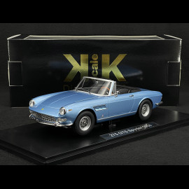 Ferrari 275 GTS Pininfarina Spyder 1964 with Spoke Rims Light Blue 1/18 KK Scale KKDC180246