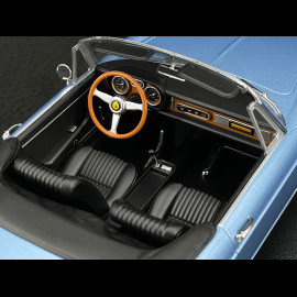 Ferrari 275 GTS Pininfarina Spyder 1964 with Spoke Rims Light Blue 1/18 KK Scale KKDC180246