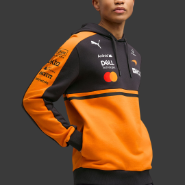 McLaren Kapuzenpullover F1 Team Norris / Piastri 2026 Papaya Orange Puma 701241086-001 - Unisex