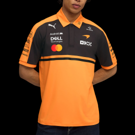 McLaren Polo Shirt F1 Team Norris / Piastri 2026 Papaya Orange Puma 701241087-001 - Unisex
