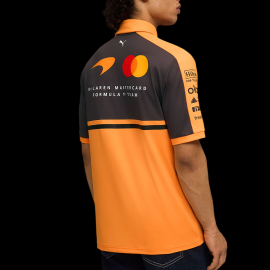 McLaren Polo Shirt F1 Team Norris / Piastri 2026 Papaya Orange Puma 701241087-001 - Unisex