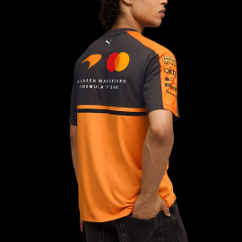 McLaren T-Shirt F1 Team Norris / Piastri 2026 Papaya Orange Puma 701241089-001 - Unisex
