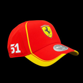 Ferrari Hat 499P n° 51 Hypercar 2026 Puma Red 701241416-002 - unisex