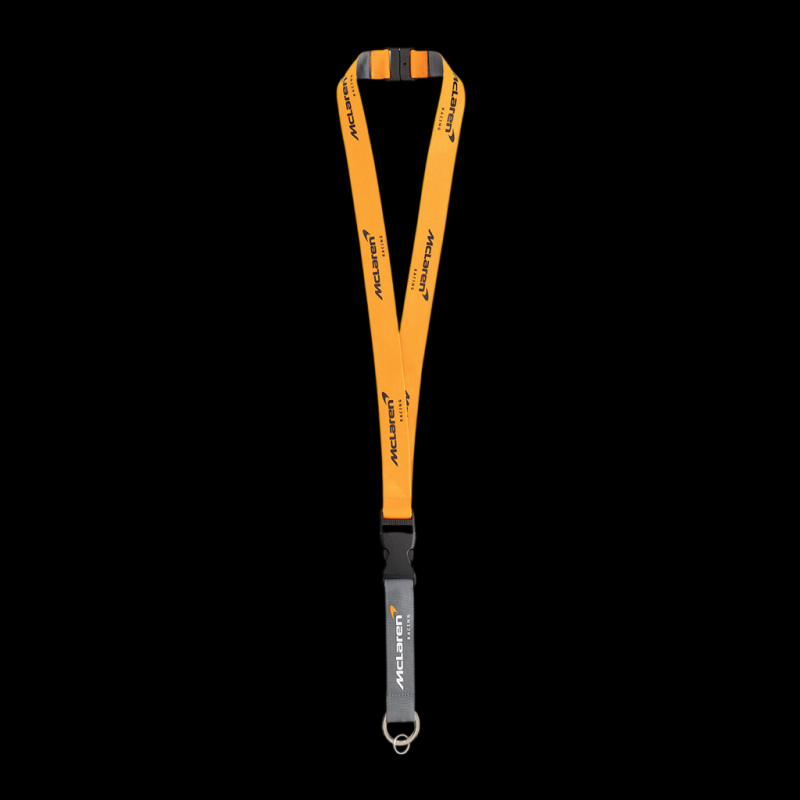 McLaren Keyring F1 Team Norris / Piastri 2026 Neck Strap Papaya Orange / Anthracite 701241324-001